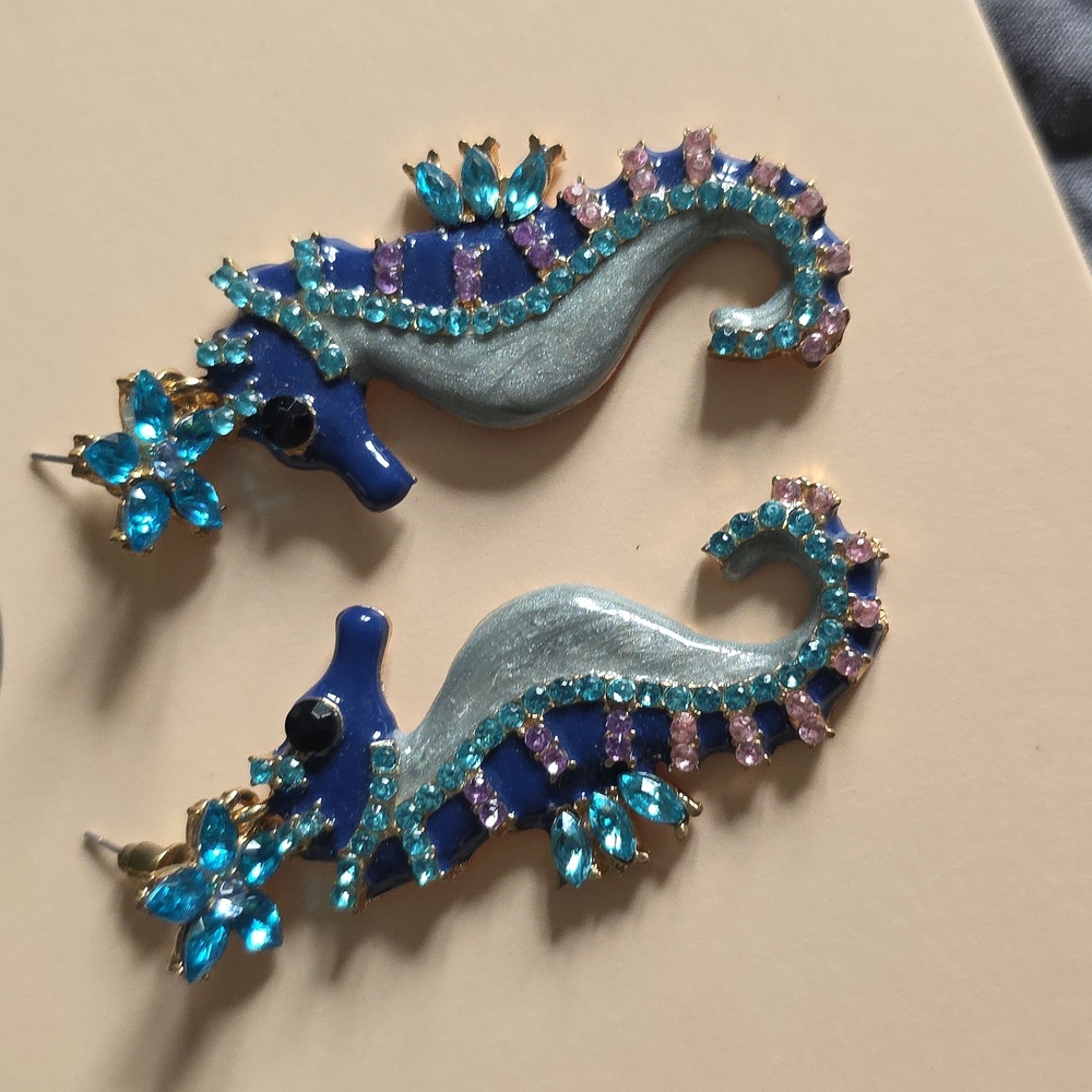 Colorful Seahorse Earrings